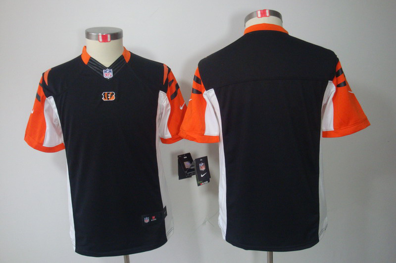 Youth Nike blank limited Youth Nike Cincinnati Bengals Jersey in black