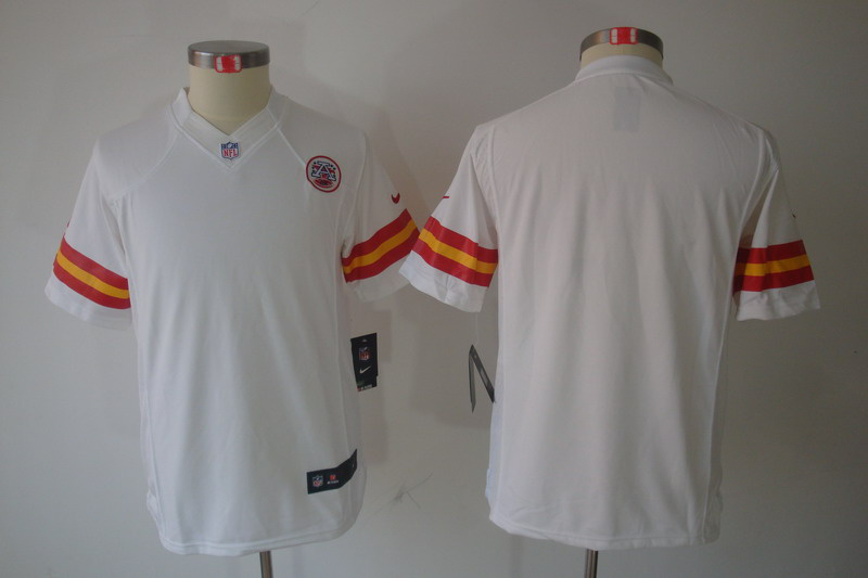 Youth Nike Kansas City Chiefs blank limited NFL Jersey in White
