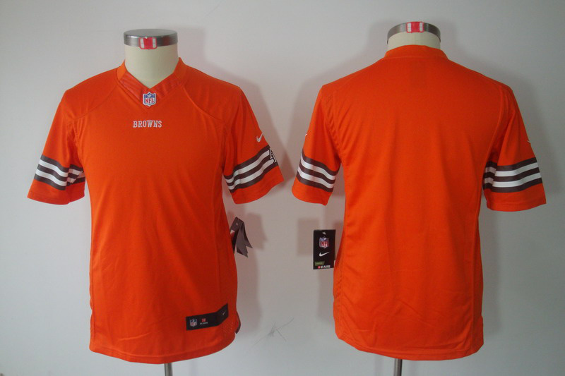 Orange blank limited NFL Cleveland Browns Jersey