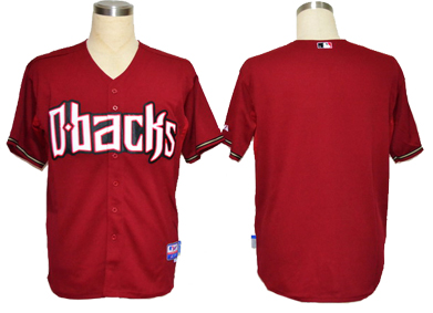 Red Blank MLB Arizona Diamondbacks Jersey