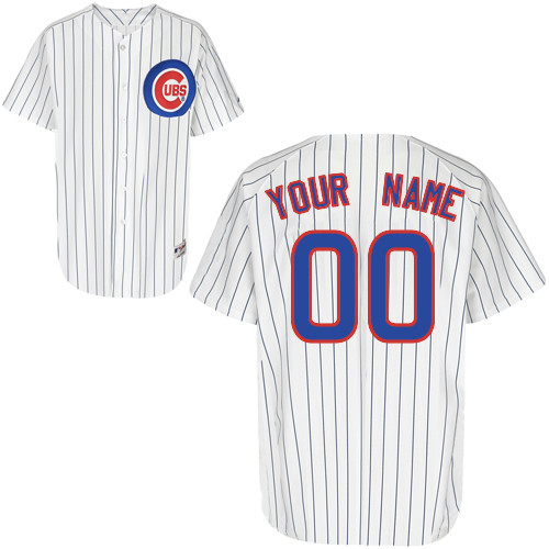 Home Personalized Baseball Chicago Cubs Jersey in White