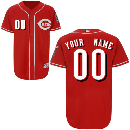 Alternate Personalized MLB Red Cincinnati Reds Jersey