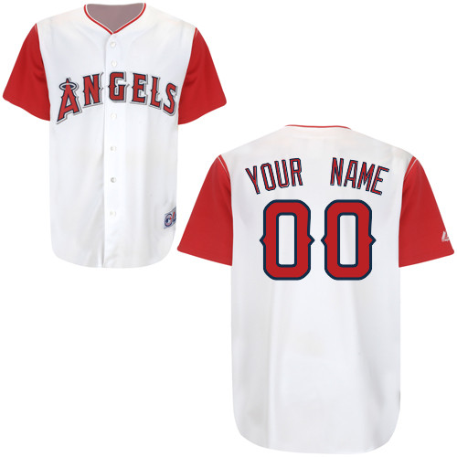 Los Angeles Angels of Anaheim Personalized Alternate Home MLB Jersey in White
