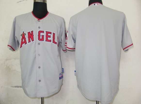 Angels Grey Blank MLB Jersey