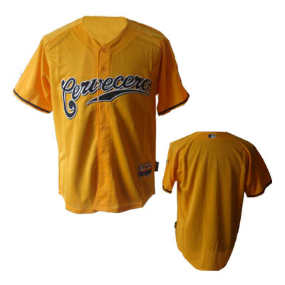 Yellow Jersey, Milwaukee Brewers blank MLB Jersey