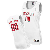 White Jersey, Women Houston Rockets Custom NBA Jersey