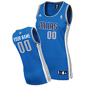 Custom Road NBA Blue Women Dallas Mavericks Jersey