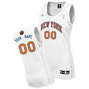 Custom NBA White Women New York Knicks Jersey