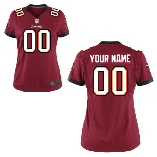 Women Nike Customized Game Tampa Bay Buccaneers Jersey in Team Color