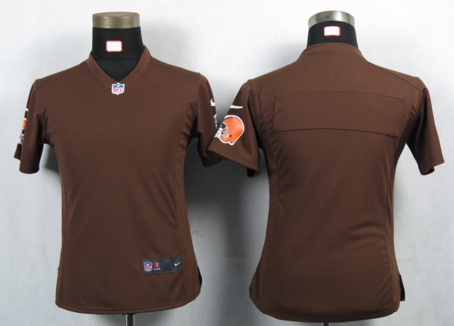 Brown Game blank Portrait Fashion NFL Cleveland Browns Jersey
