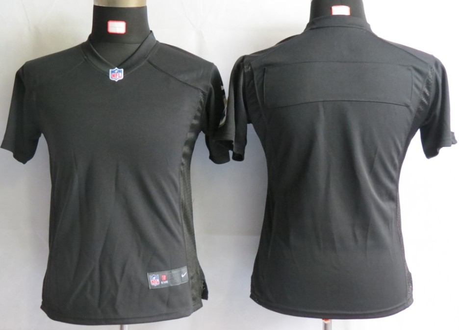 Black blank Portrait Game Fashion NFL Pittsburgh Steelers Women Jersey