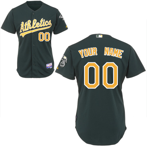 Oakland Athletics Personalized Cool Base Alternate MLB Jersey in Green