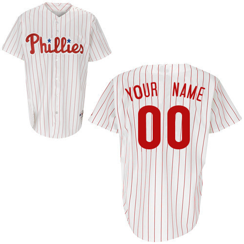 White Personalized Home MLB Philadelphia Phillies Jersey