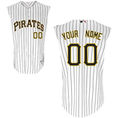 White Pirates Personalized Alternate Home Jersey