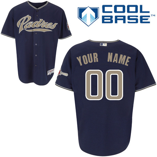 Blue Padres Personalized Cool Base Alternate Jersey