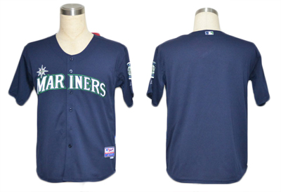 Seattle Mariners Blank MLB Jersey in navy blue