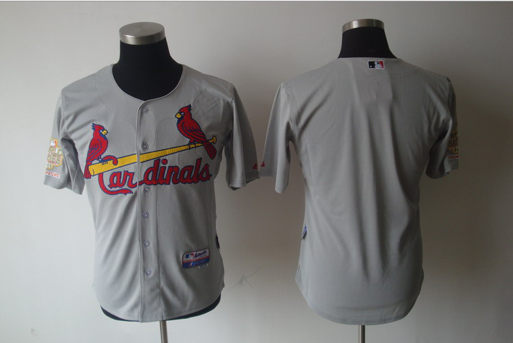 Grey blank MLB St. Louis Cardinals Jersey