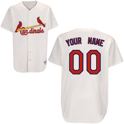 Personalized Home St. Louis Cardinals Jersey in White