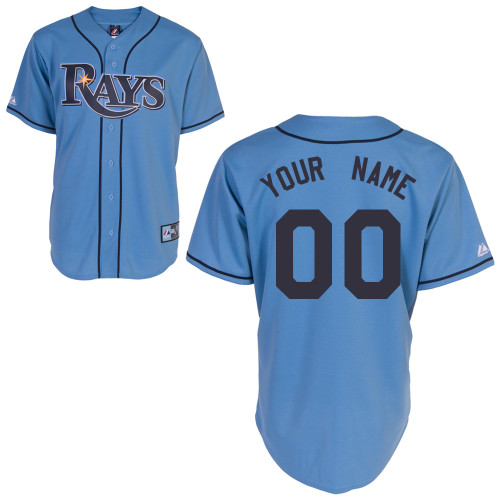light blue Jersey, Tampa Bay Rays Personalized Alternate MLB Jersey