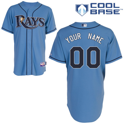 Cool Base Personalized Alternate MLB Blue Tampa Bay Rays Jersey