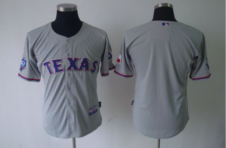 Rangers grey blank MLB Jersey