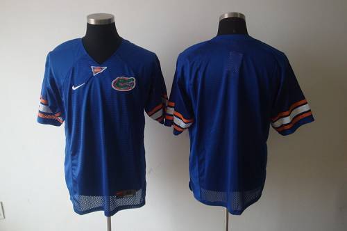 Blue blank NCAA Florida Gators Jersey