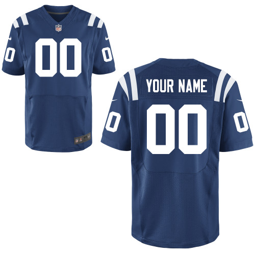 Team Color Colts Customized Elite Nike Jersey