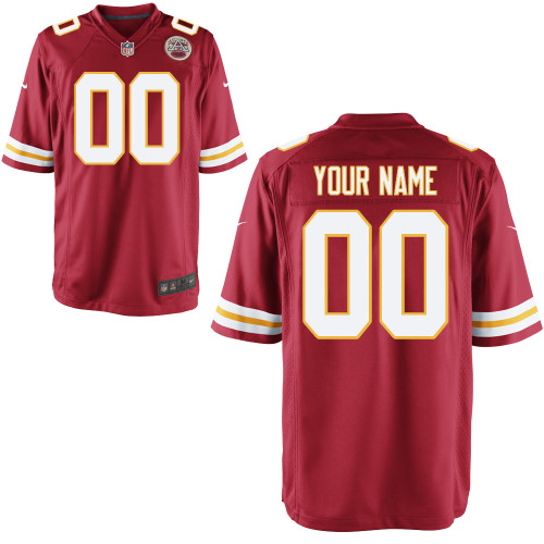 Customized Game NFL Team Color Nike Kansas City Chiefs Jersey