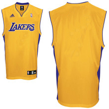 Los Angeles Lakers Blank NBA Jersey in Yellow