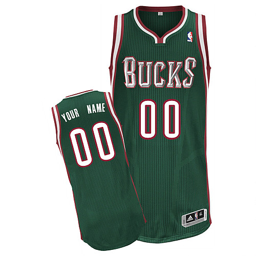 Green Bucks Custom NBA Jersey