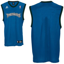 Blue Blank NBA Minnesota Timberwolves Jersey