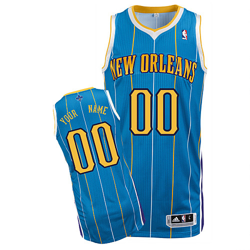 Baby Blue Jersey, New Orleans Hornets Personalized NBA Jersey