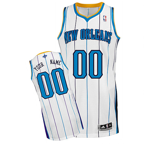 White New Orleans Hornets Personalized NBA Jersey