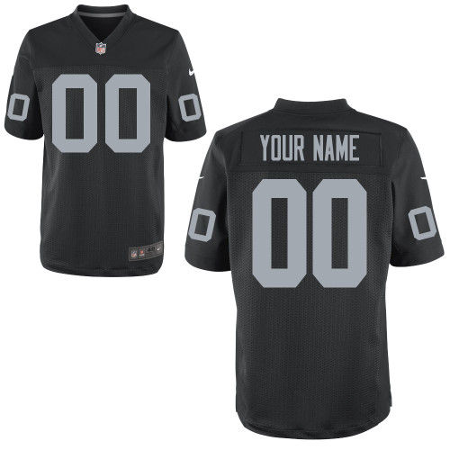 Nike Oakland Raiders Team Color Customized Elite NFL Jersey