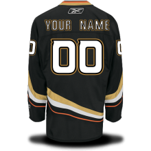 Ducks Black #00 Your Name Home Premier Custom NHL Jersey