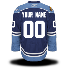Blue Panthers #00 Your Name Third Edge Custom NHL Jersey