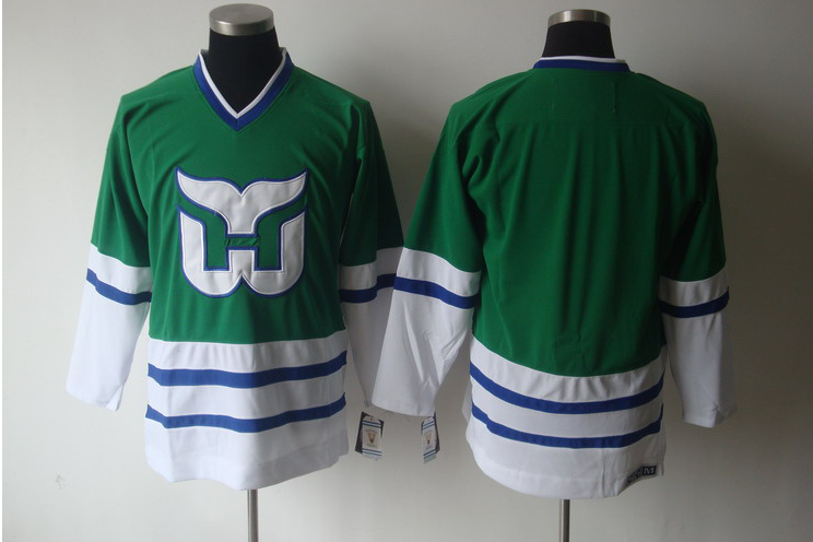 Hartford Whalers blank NHL Jersey in Green
