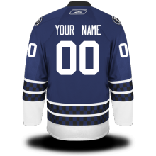 Blue Predators #00 Your Name Third Edge Custom NHL Jersey