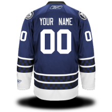 Dark Blue Jersey, Nashville Predators #00 Your Name Third Premier Custom NHL Jersey