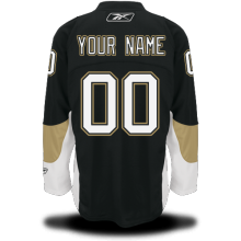 Black Pittsburgh Penguins #00 Your Name Home Premier Custom NHL Jersey