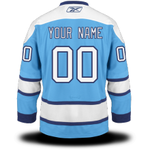 #00 Your Name Third EDGE Custom NHL Light Blue Pittsburgh Penguins Jersey