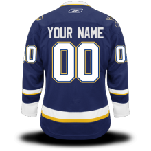 Blue Jersey, Edge St. Louis Blues #00 Your Name Third Custom NHL Jersey