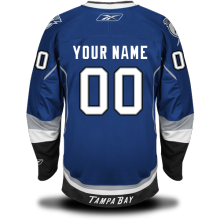 Navy Blue Jersey, Tampa Bay Lightning #00 Your Name Third Custom Premier NHL Jersey
