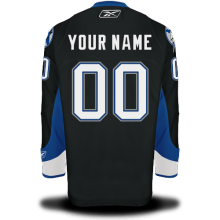 Lightning Black #00 Your Name Home Custom Premier NHL Jersey