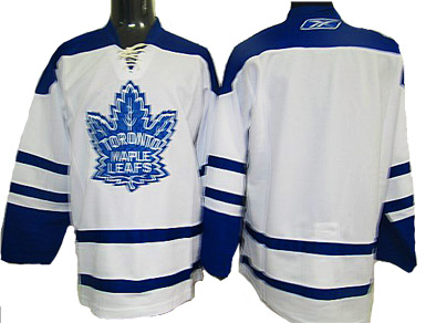 Blank NHL White Toronto Maple Leafs Jersey