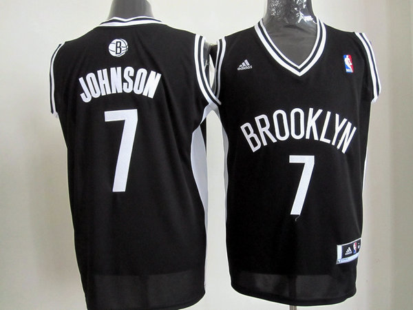 Joe Johnson Jersey black #7 Revolution 30 NBA New Jersey Nets Jersey