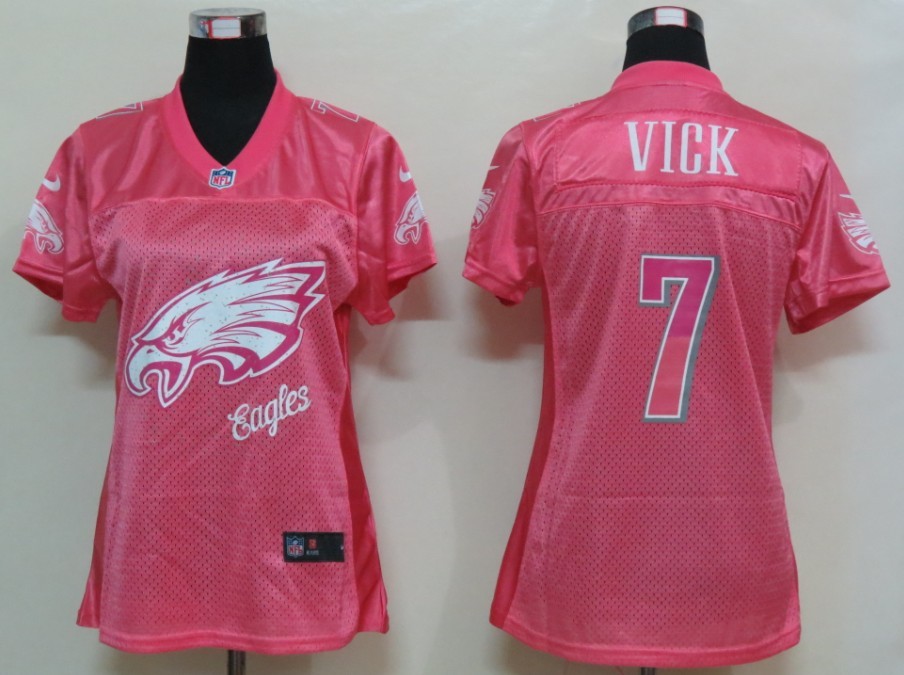 Pink Vick Jersey, Womens Nike Philadelphia Eagles #7 Elite Jersey