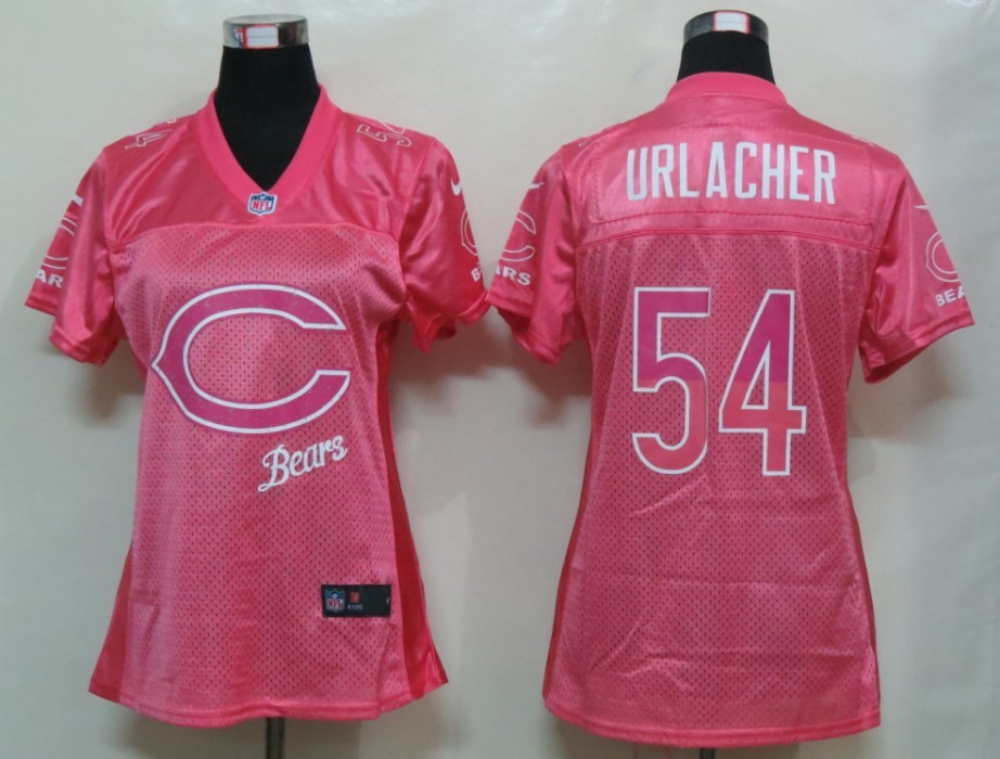 Urlacher Pink Jersey, Womens Nike Chicago Bears #54 Elite Jersey