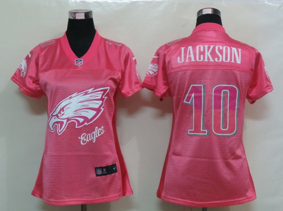 Elite Pink #10 Jackson Womens Nike Philadelphia Eagles Jersey