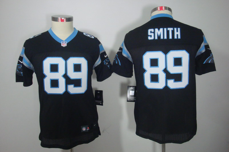 Black Smith Jersey, Youth Nike Carolina Panthers #89 Limited Jersey